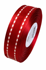 Plátnová stuha s monofilem, vzorem  a drátkem 25mm/25m