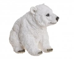 Dekorace figurka lední medvěd 16cmL x 11cmW x 13,5cmH