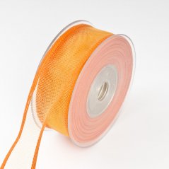 Plastová jednobarevná síťovaná stuha se zpevněným krajem 4cm/10m