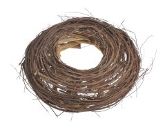 Dekorace věnec ze dvou druhů přírodního proutí Ø 30 cm