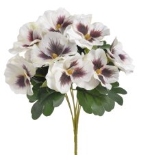 Kytička umělých macešek květ 6cm/dl.32cm