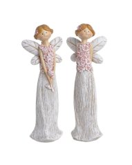 Dekorace figurka víla s rozepjatými křídly 5,8cmLx4cmWx15,3cmH - 6ks