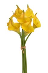 Svazek umělých kal, hlavička 7cm dl. 37cm - 7 kusů