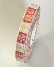 Kostkovaná stuha se vzorem 1,5cm/25m