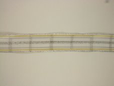 Tkaná kostková stuha s metaloplastem a drátem 2,5cm/25m