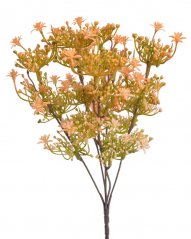 Umělé větvičky polních květů, 32 cm, 5 větviček, barva 20
