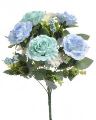 Umělá kytice s růžemi a doplňky dl. 40cm 149CAN76-11351