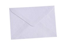 Jednobarevné mini obálky s vymačkávaným dekorem 8x11cm -10 ks