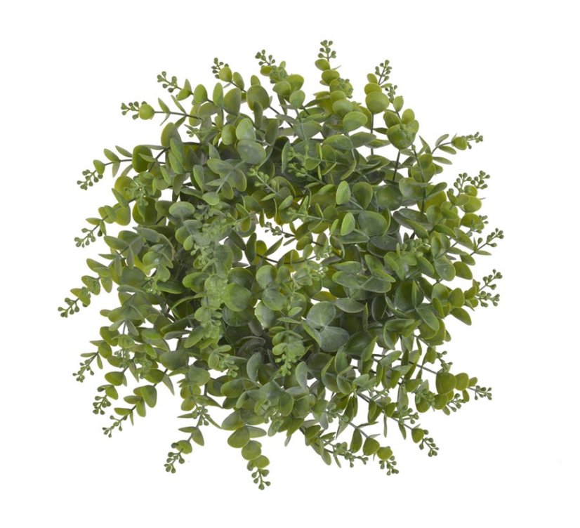 Věnec s umělým eukalyptem Ø 33cm