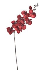 Orchidej 100 cm - tmavě červená
