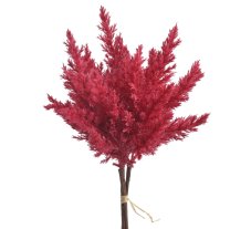 Umělá astilbe – svazek 3 ks, 37 cm, červená