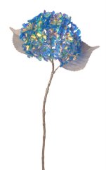 Opalizující hortenzie na stonku, květ  Ø 18cm, dl.celkem 62cm
