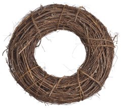 Proutěný věnec ze dvou druhů proutí Ø 45cm