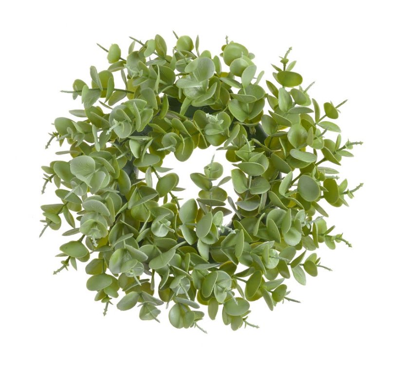 Věnec s umělým eukalyptem Ø 25cm