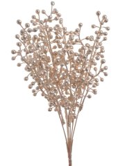 Vánoční dekorace svazek barvených umělých rostlin dl. 36cm