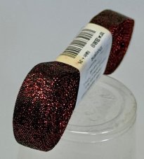 Jednobarevná plátnová stuha s metaloplastem 10mm/10m