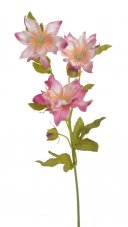 Umělý rozkvetlý clematis, květ Ø7-9 cm/celková dl.44cm