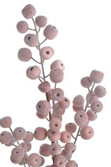 Dekorace plastová mini jablíčka na větvi, jablíčka  Ø 1-2cm, zápich dl. 68cm