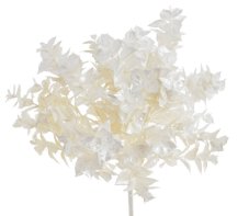 Umělá dekorační větvička krémová 42 cm
