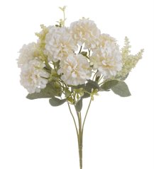 Kytice umělých dahlií, květ 4,5cm, dl. 26cm