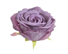 Velká hlavička rozvité umělé růže Ø8cm - 6ks_08