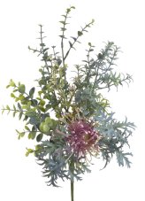 Kytice různých druhů travin s květem Leucospermum, dl. 38cm