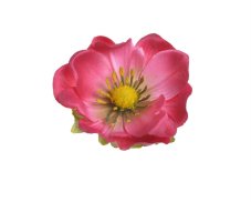 Hlavička umělé anemone - sasanky, hlavička Ø 6cm - 12ks