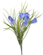 Kytička umělých krokusů - 7 kusů dl. 40 cm