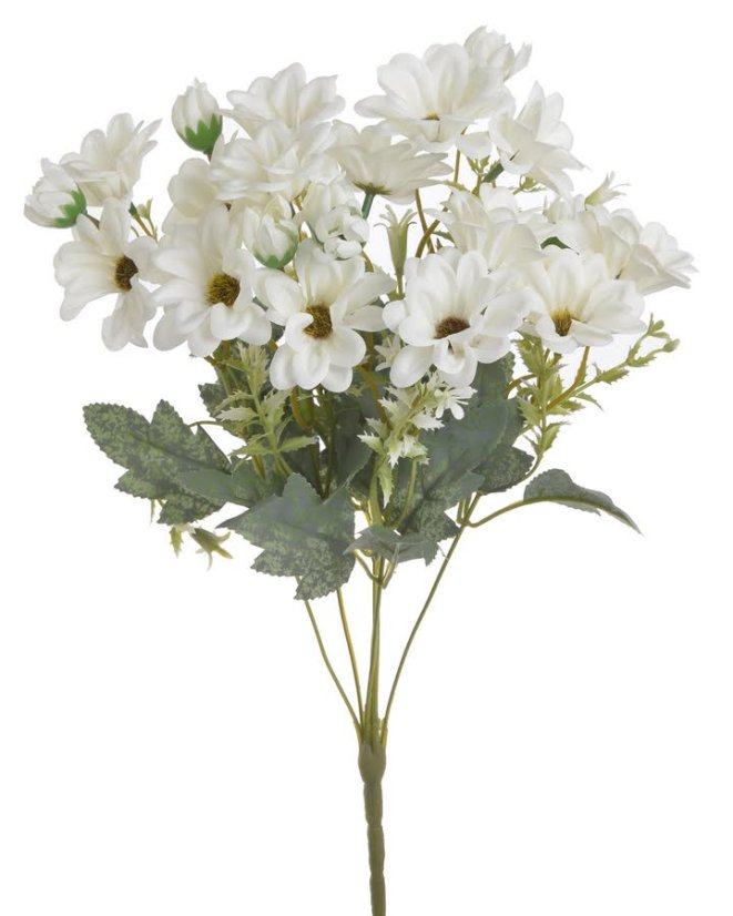 Umělá kytice drobných kvítků 5,5cm/34cm
