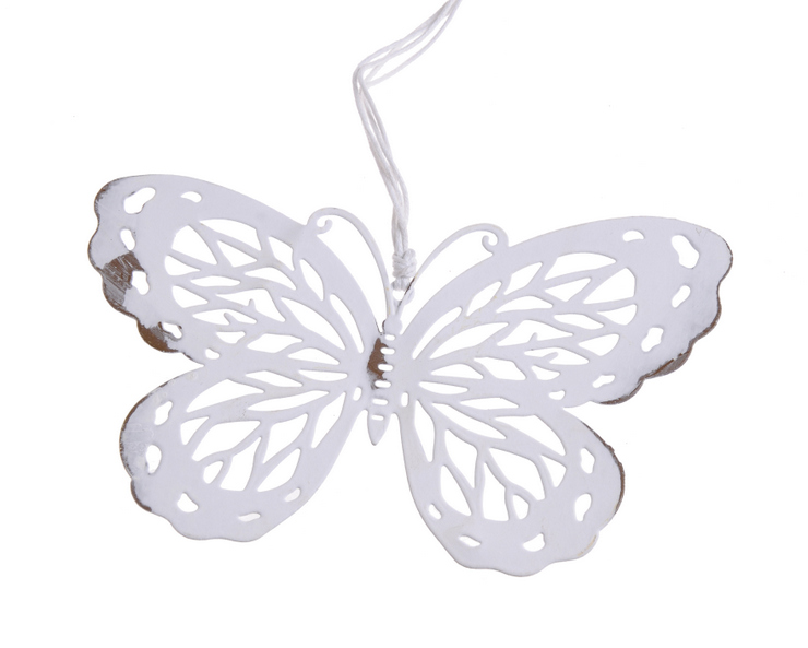 Motýl kovový závěsný 16cm