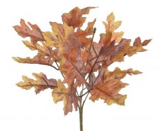 Umělé podzimní větvičky dubu dl. 34cm _108