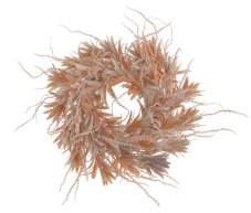 Dekorační věnec krémový 35 cm