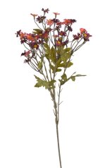Umělá kvetoucí mini margaretka  dl. 60cm - trs