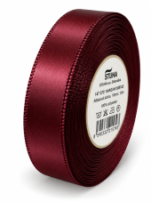 Atlasová stuha oboulícní 10mm / 20 m – polyester
