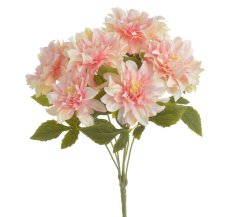 Kytice umělých dahlií, květ Ø 15cm, celkem dl. 54 cm