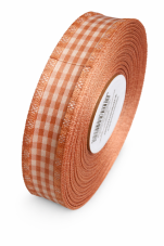 Kostková stuha se vzorem a vlascem 25mm/25m