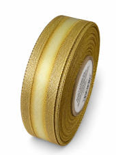 Plátnová stuha s monofilem 25 mm × 25 m – zlatá