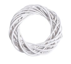Proutěný věnec z různých druhů proutí Ø 25cm/tl.6cm