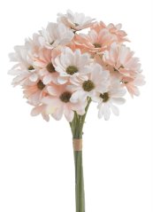 Kytice umělých margaretek, květ Ø 6 cm, dl.30 cm