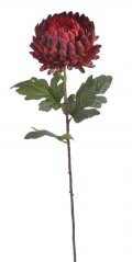19113	Umělá kvetoucí chryzantéma na stonku, hlavička Ø14cm/celkem dl.83cm