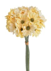 Kytice umělých margaretek, květ Ø 6 cm, dl.30 cm