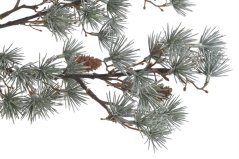 Dekorace umělá větvička modřínu dl. 135cm