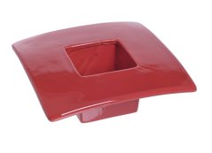 Keramická čtvercová nádoba na aranžování 17x17xH6cm