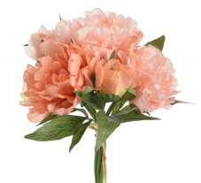 Kytice umělých pivoňek dl. 25cm