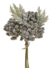 Svazek umělých posněžených chvojových větviček, dl. 38cm barva 219