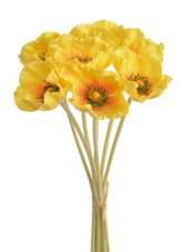 Svazek umělých anemonů, květ 5,5cm, dl.34cm - 6ks