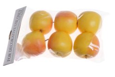Plastová velká jablíčka Ø 6 cm - 6ks