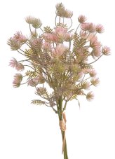 Svazek 3 kusů kvetoucí umělé zeleně dl. 33cm