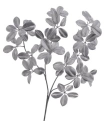 Trs barvených umělých větviček s listy dl. 52cm