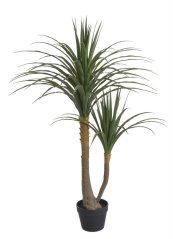 Umělá rostlina dracena v květináči,  květináč Ø 17,5cmx13,5cmH, výška celkem  118cm